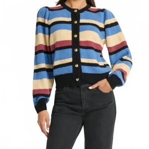 Nation LTD Colorful Striped Carmela Cardigan